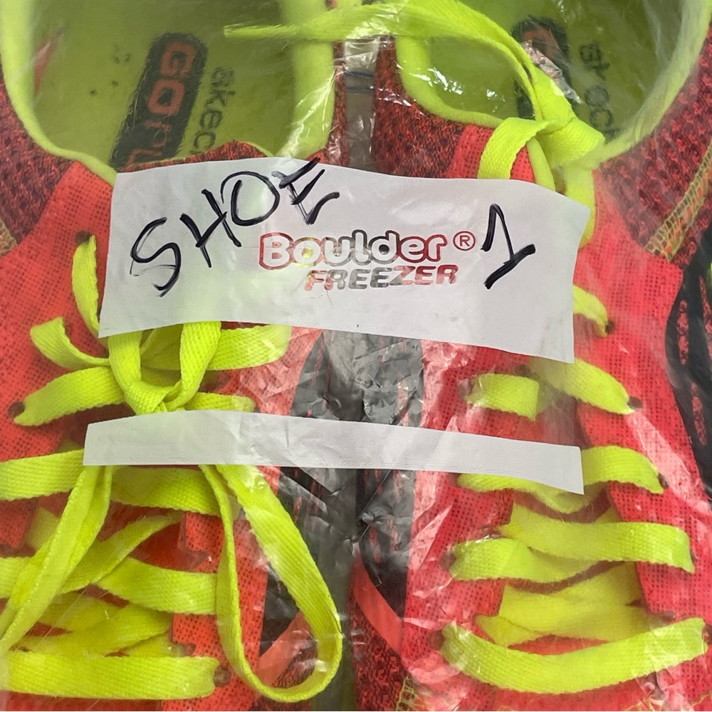 Sketchers size 9.5 Go run2 orange yellow - Picture 10 of 10